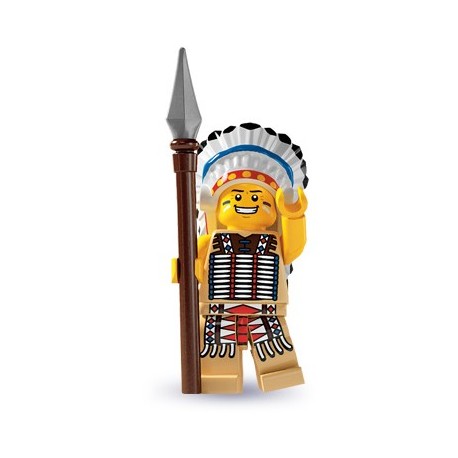 Banke Undtagelse anbefale LEGO Minifig - Tribal Chief - La Petite Brique, le spécialiste de la  minifigure LEGO et du Custom