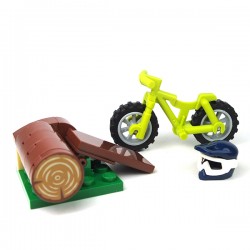 LEGO® - Bicycle Heavy Mountain Bike with Helmet & Springboard