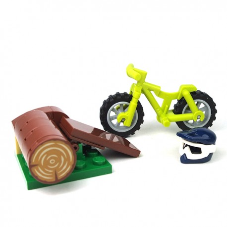 LEGO® - Bicycle Heavy Mountain Bike with Helmet & Springboard
