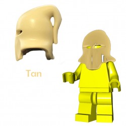 Lego Minifigure Accessories Brick Warriors - Executioner Hood (Tan)