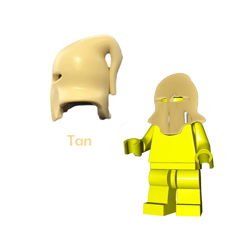 Lego Custom Minifig Hood (Tan)