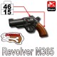 Lego Accessoires Minifig Custom SIDAN TOYS Revolver M365 (Pearl Dark Black/Brown) (La Petite Brique)