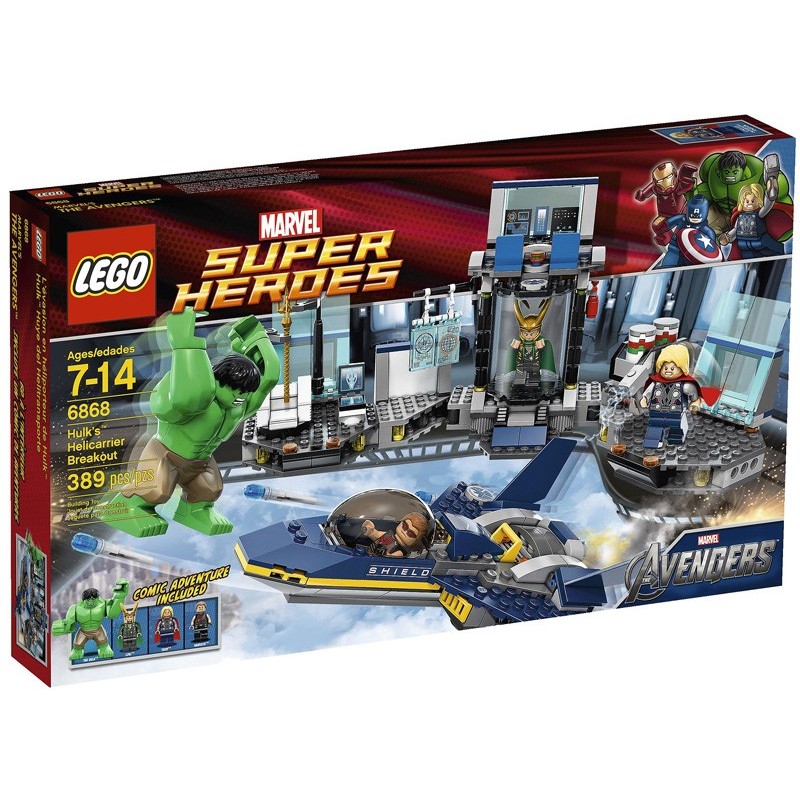 Lego Super Heroes Marvel 6868 - Hulk's Helicarrier Breakout﻿ ﻿ ﻿ ﻿