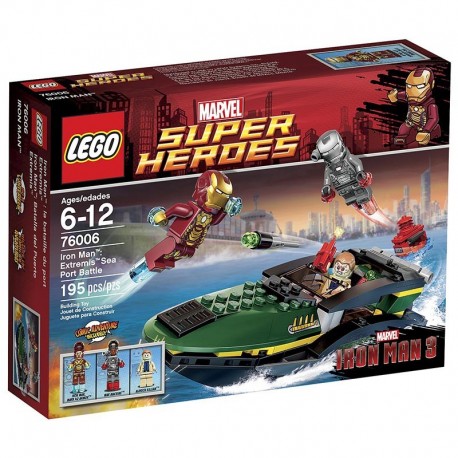 Custom Ironman Extremis Armor Marvel super heroes minifigures on Lego bricks