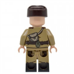 Lego 2 New Dark Brown Elephant Tail Trunk Pieces