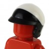 LEGO® - Black Minifigure, Helmet Motorcycle Open Face, with Visor