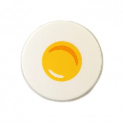 LEGO® Tile Round 2x2 Sunny Side Up Egg