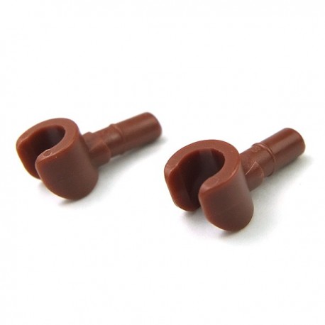 Lego Accessoires Minifig, Mains (Reddish Brown) (La Petite Brique)