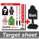 Si-Dan Toys - Dummies Target & Stickers (Black)