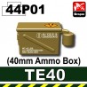 Si-Dan Toys - Boite de Munitions 40mm (TE40) (Beige foncé P01)