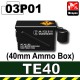 Si-Dan Toys - Ammo Box 40mm (TE40) (Black P01)