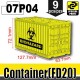 Si-Dan Toys - Conteneur Biohazard (Jaune)