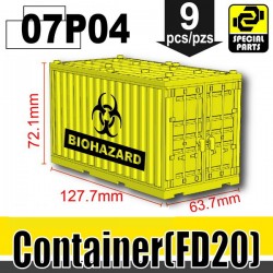 Si-Dan Toys - Container Biohazard (Yellow)