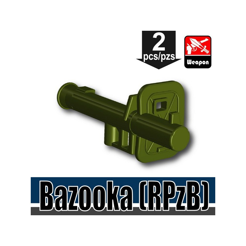 Bazooka gun for Lego Minifigures accessories