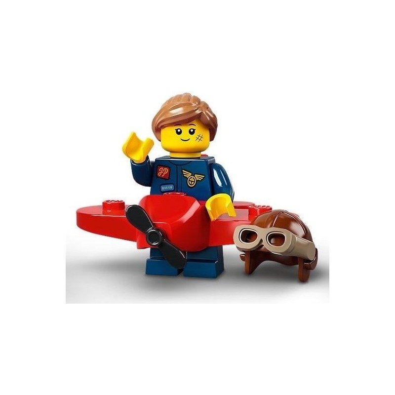 LEGO JBS-Minifigur-42 Fille avec chemise de chien 2