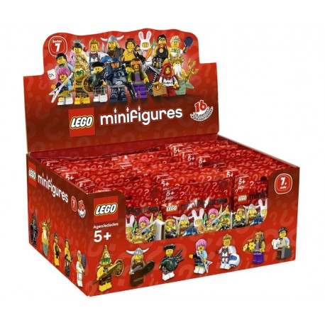 LEGO Minifigures 8831 - Boite complète de 60 sachets - Série 7 (La Petite Brique)
