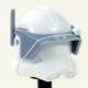 Clone Army Customs - Detail Visor Bleu Sable - Impression Blanche