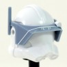 Clone Army Customs - Detail Visor Bleu Sable - Impression Blanche