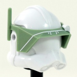 Clone Army Customs - Detail Visor Vert Sable - Impression Blanche