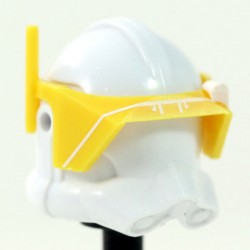 Lego Minifigure Star Wars Clone Army Customs Casque Phase CWP1 Jaune