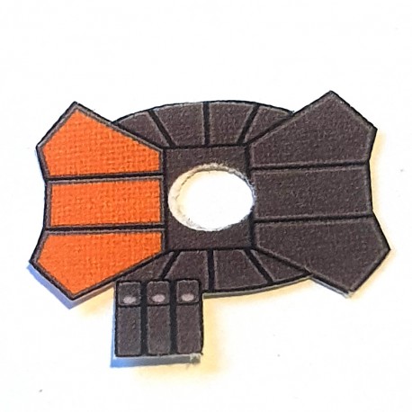 Clone Army Customs - Epaulettes Deluxe Orange