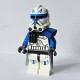 LPB - Epaulière Captain Rex (Peint à la main) pour Minifig Lego Star Wars