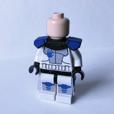 LPB - ARC Double Blue Pauldron (Hand painted) Star Wars Minifig