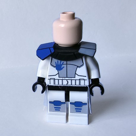 LPB - ARC Blue & Gray Pauldron (Hand painted) Star Wars Minifig