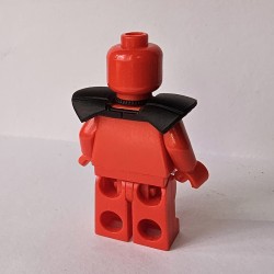 LPB - Double Pauldron + Right pockets (Black) Star Wars Minifig