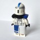 LPB - Epaulière ARC Double Bleu + poches à Gauche (Peint à la main) pour Minifig Lego Star Wars