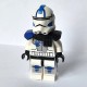 LPB - ARC Blue Pauldron + Left Pockets (Hand painted) Lego Star Wars Minifig