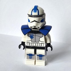 LPB - Double Pauldron Blue (Hand Painted) Lego Star Wars Minifig