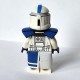 LPB - Double Pauldron Blue (Hand Painted) Lego Star Wars Minifig