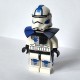 LPB - Double Pauldron Blue & Dark Gray (Hand Painted) Lego Star Wars Minifig