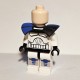 LPB - Double Pauldron Blue 1 (Hand Painted) Star Wars Minifig