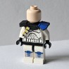 LPB - Epaulière 501st Officier (Peint à la main) pour Minifig Lego Star Wars