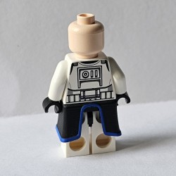 LPB - Kama Waistcape Bleu (Peint à la main) pour Minifig Lego Star Wars