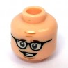 Lego - Light Flesh Minifig, Head Dual Sided, Louis Tully Ghostbusters