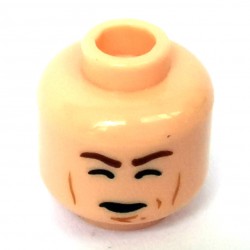 Lego - Light Flesh Minifig, Head Dual Sided, Han Solo