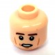 Lego - Light Flesh Minifig, Head Dual Sided, Han Solo