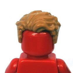 LEGO® - Medium Nougat Minifig, Hair Swept Left Tousled
