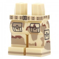 Lego Custom Minifig CITIZEN BRICK Jambes - Tricolor (Tan) (La Petite Brique)