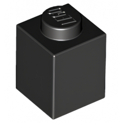 LEGO® Brique 1x1 (3005 Noir)