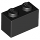 LEGO® Brick 1x2 (3004 Black)