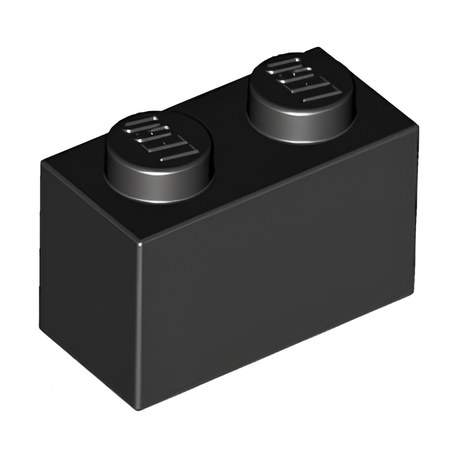 LEGO® Brique 1x2 (3004 Noir)