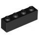 LEGO® Brique 1x4 (3010 Noir)
