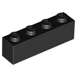 LEGO® Brique 1x4 (3010 Noir)