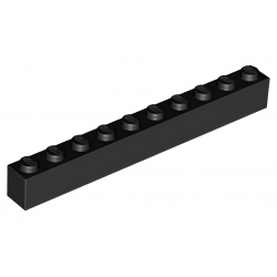 LEGO® Brick 1x10 (6111 Black)