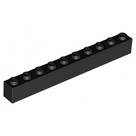 LEGO® Brique 1x10 (6111 Noir)