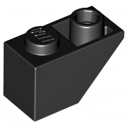 LEGO® Brique inversée 45 2x1 (3665 Noir)